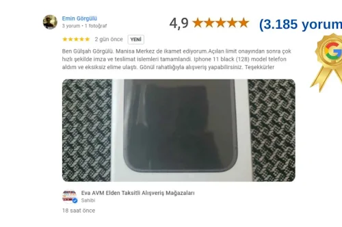 Iphone 11 black (128) model telefon aldım ve eksiksiz elime ulaştı.