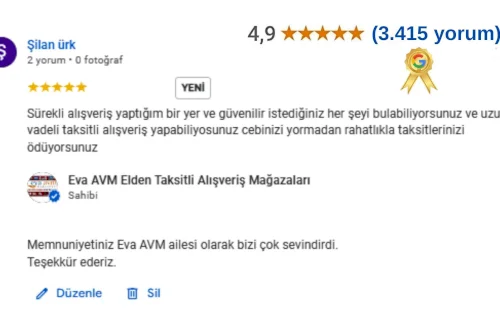 Sürekli alışveriş yaptığım bir yer!
